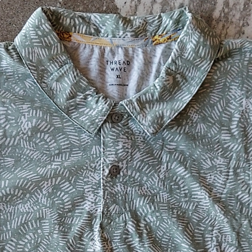 Thread Wave Printed Polo